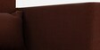 Nipul Fabric 3 Seater Sofa in Coffee Brown Colour