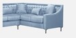 Nirvana LHS Sectional Sofa In Light Grey Color