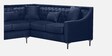 Nirvana LHS Sectional Sofa In Navy Blue Color