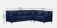 Nirvana LHS Sectional Sofa In Navy Blue Color