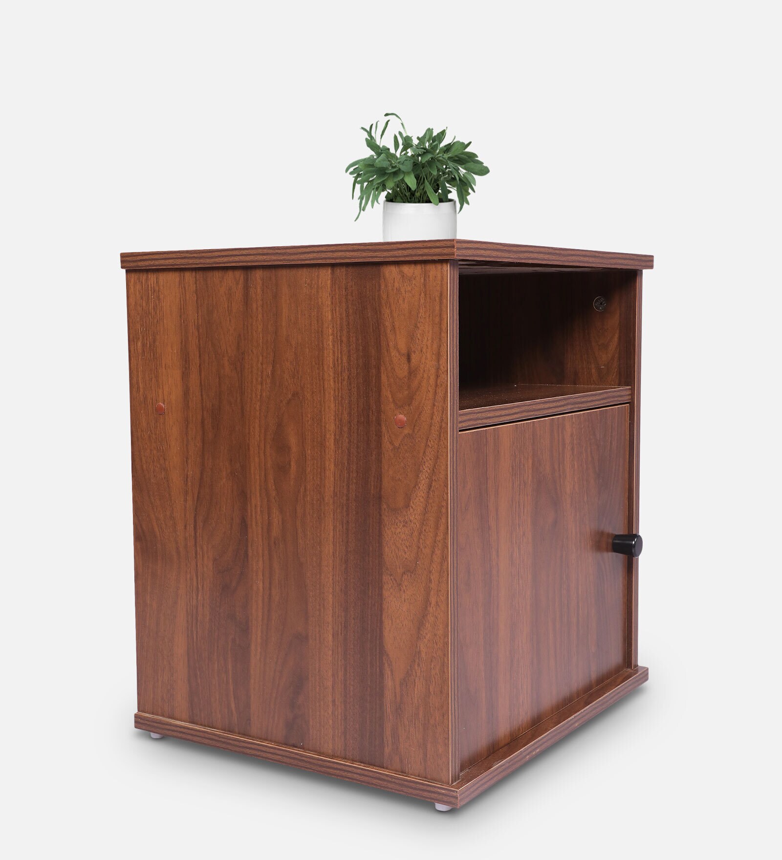 Buy Nightstand In Columbian Walnut Finish at 49 OFF by GUDSMITH Pepperfry