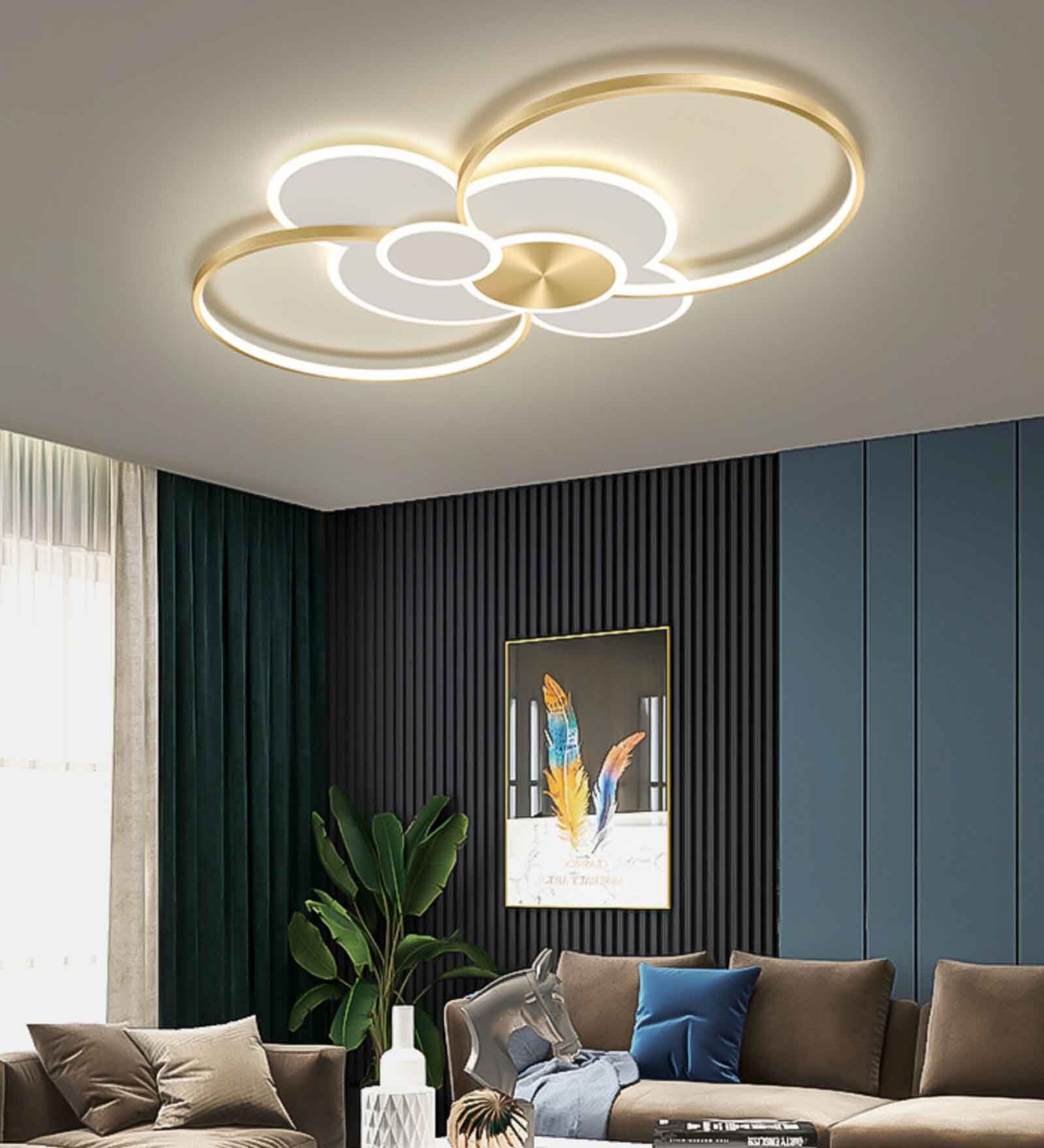 Nimbus Gold LED Smart Voice Assist Chandelier