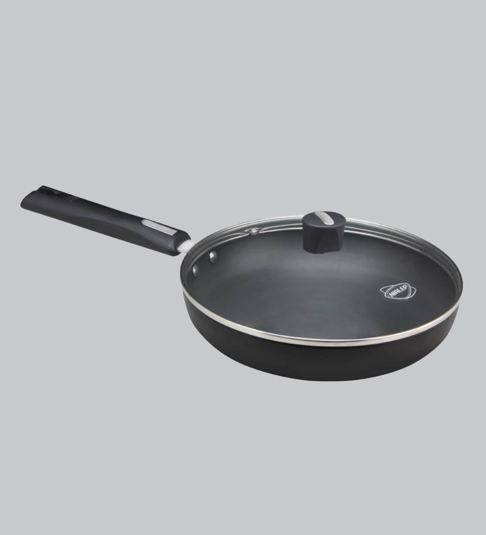 Buy Nirlep Ebony Plus Aluminium NonStick Fry Pan, 1.7 Ltr Online