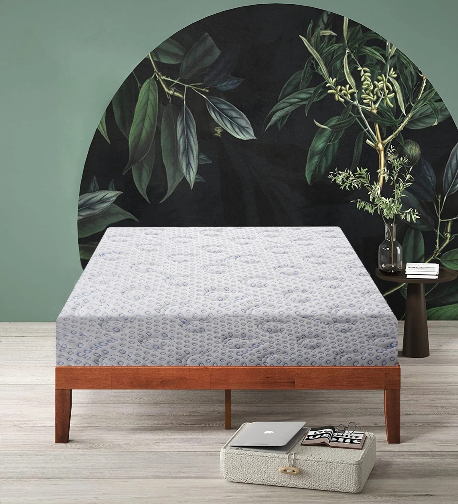 Nirvana HerbFRESH Technology 7 Zone Bamboo Fabric 6 Inch Latex Queen Size Mattress