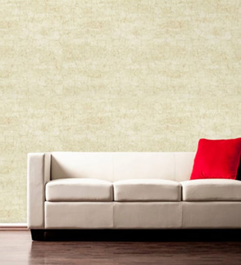 Green Off White Textured Non Woven Paper Zanzibar Export Wallpaper By Nilaya By Asian Paints