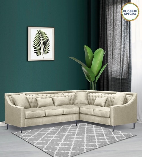 Nirvana LHS Sectional Sofa In Beige Color