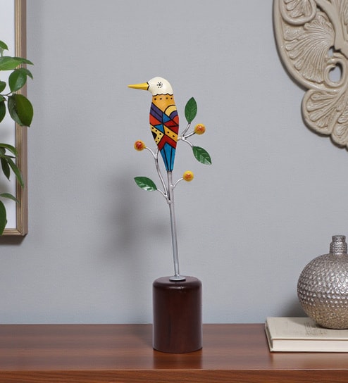 Nitya Bird Hand Painted Figurine