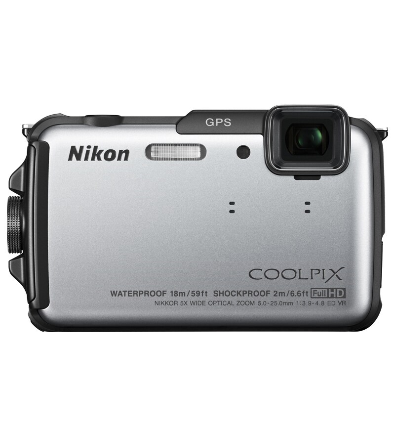 Buy Nikon Coolpix AW110 Waterproof Point and Shoot Silver Online
