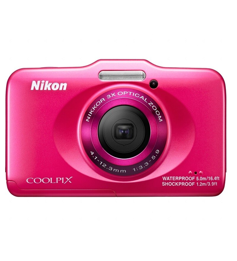 Buy Nikon Coolpix S31 Waterproof Point & Shoot Pink + Timex watch Worth Rs. 1990 Free Online