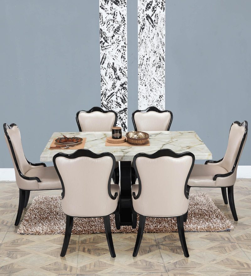 marble top dining table pepperfry