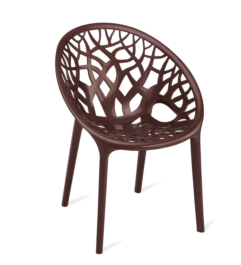 Nilkamal Crystal Weather Brown Visitors Chair by Nilkamal Online