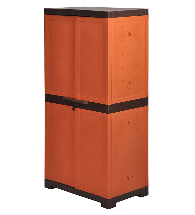 Buy Nilkamal Freedom Shoe Cabinet - Weather Brown And Rust ...