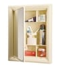 Polypropylene Ivory Single Door Bathroom Cabinet