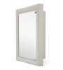 Polypropylene Ivory Single Door Bathroom Cabinet