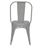 Nia Tolix Chair (Set Of 2) In Sky Blue Finish