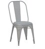 Nia Tolix Chair (Set Of 2) In Sky Blue Finish