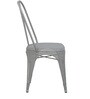 Nia Tolix Chair (Set Of 2) In Sky Blue Finish