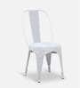 Nia Tolix Chair (Set Of 2) In White Finish