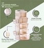 Cream Rolling Drawer With Wheels 5 Layer