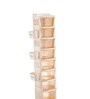 Cream Rolling Drawer With Wheels 7 Layer