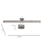 Smokey Acrylic LED Picture Light (Nickel & Silver)