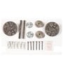 Nickle Oxide 4 Pc Iron Tie Back Hook Set