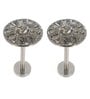 Nickle Oxide 4 Pc Iron Tie Back Hook Set