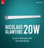 Nicolaus Glamtube 20Watt 4000K Neutral White Tubelight With Ambient Lighting And Eye Soft Technology