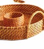 Niger Brown Dia 15 Inch Bamboo Round Serving Tray
