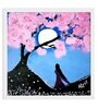 Night Sky Handmade Acrylic Paint On Canvas Unframed