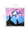 Night Sky Handmade Acrylic Paint On Canvas Unframed