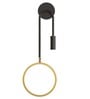 Nightreader Metal Novelty Wall Light (Black & Gold)
