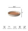 Nikhat White Ceramic (8 x 8 Inches) Bowl