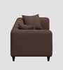 Niki Fabric 1 Seater Sofa In Coffee Brown Color