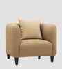 Niki Fabric 1 Seater Sofa In Sea Green Color