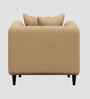 Niki Fabric 1 Seater Sofa In Sea Green Color