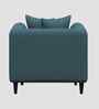 Niki Fabric 1 Seater Sofa In Royal Blue Color