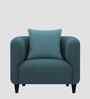 Niki Fabric 1 Seater Sofa In Royal Blue Color