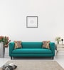 Febonic Niki Fabric 3 Seater Sofa in Sea Green Colour