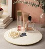 NikkisPride Gourmet Marble Cheese Platter Agate inlay  with Spreader   Elegant & Multi-Purpose Serveware