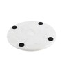 NikkisPride Gourmet Marble Round Cheese Platter with Spreader   Elegant & Multi-Purpose Serveware
