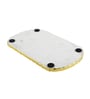 NikkisPride Oval shape Gourmet Marble Cheese Platter with Spreader   Elegant & Multi-Purpose Serveware