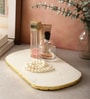 NikkisPride Oval shape Gourmet Marble Cheese Platter with Spreader   Elegant & Multi-Purpose Serveware