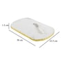 NikkisPride Oval shape Gourmet Marble Cheese Platter with Spreader   Elegant & Multi-Purpose Serveware