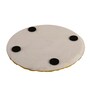 NikkisPrideGourmet Marble Cheese Platter  Agate inlay with Spreader   Elegant & Multi-Purpose Serveware