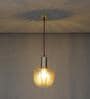 Nikolas Glass & Metal Ceiling Pendant (Amber)