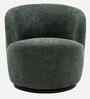 Nikoli Boucle Barrel Chair In Green Chair