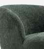 Nikoli Boucle Barrel Chair In Green Chair