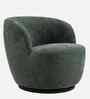 Nikoli Boucle Barrel Chair In Green Chair