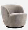 Nikoli Boucle Barrel Chair In Grey Chair